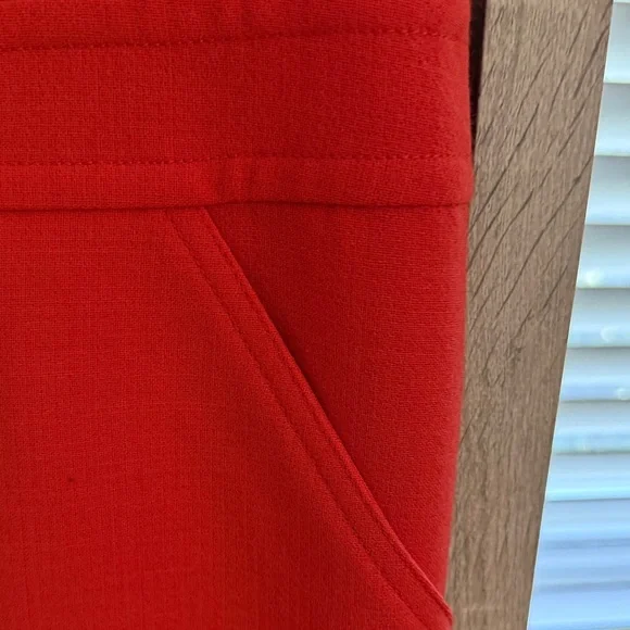 Tory Burch Vibrant Red/Orange Mini Dress - Picture 4 of 6